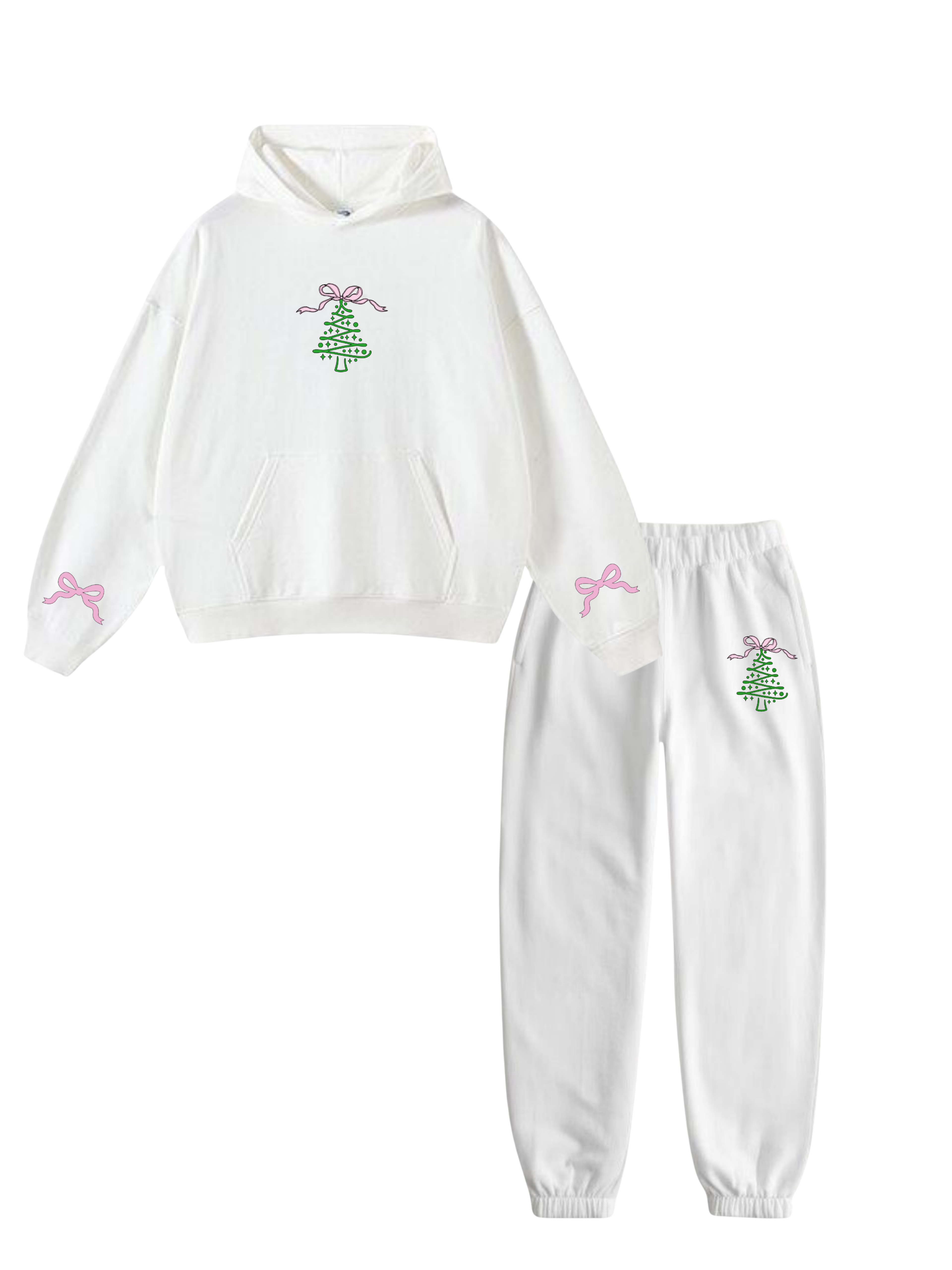 Holiday Collection Ribbon Tree Set