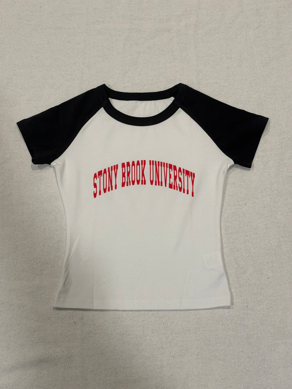 Custom Cap Sleeve School Cropped Tee