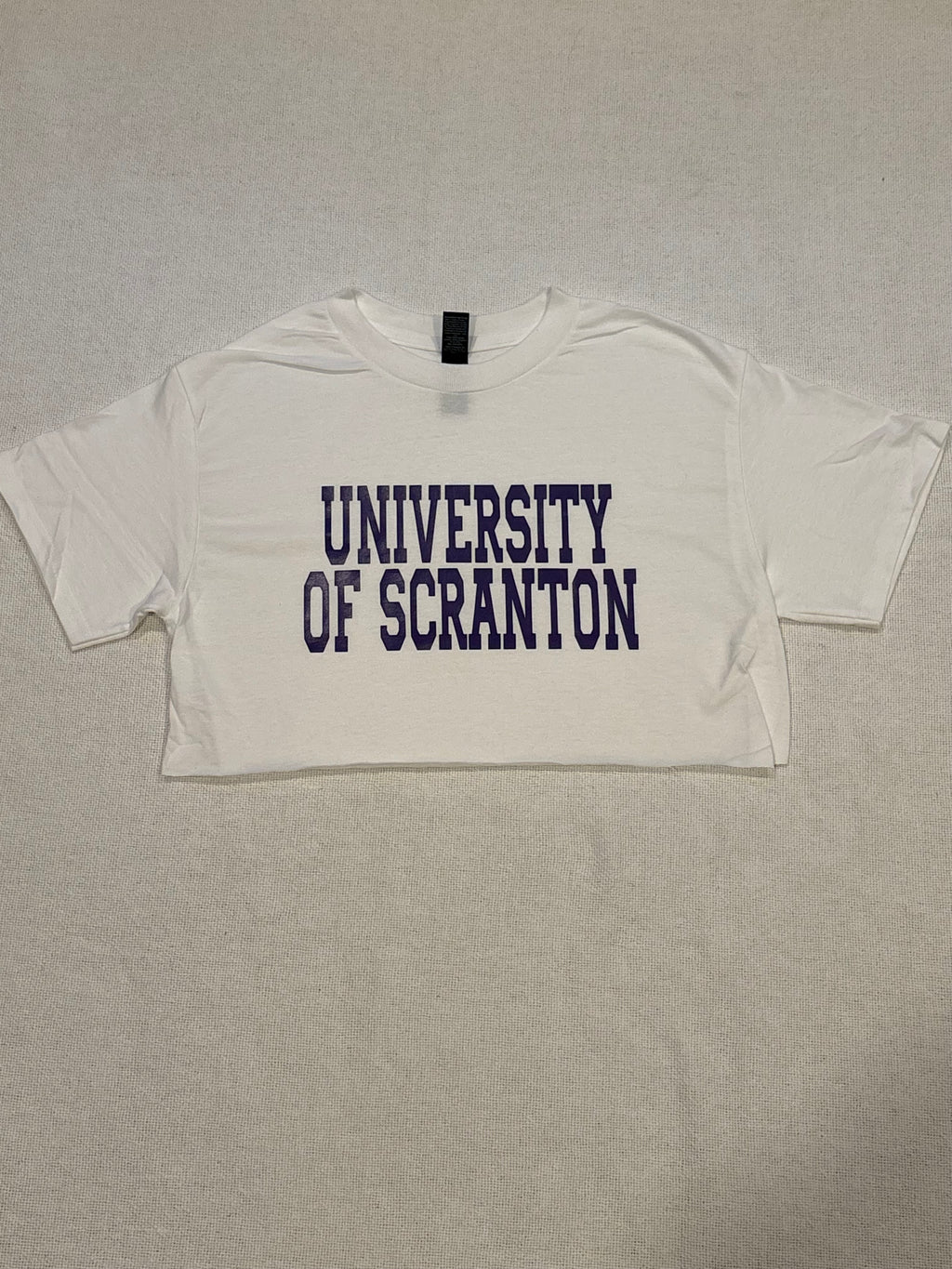 Custom Basic School Name Cropped Tee