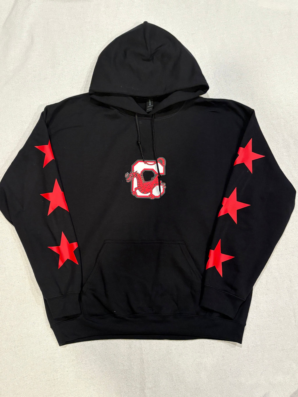 Custom School Star Sleeve Sweatshirt