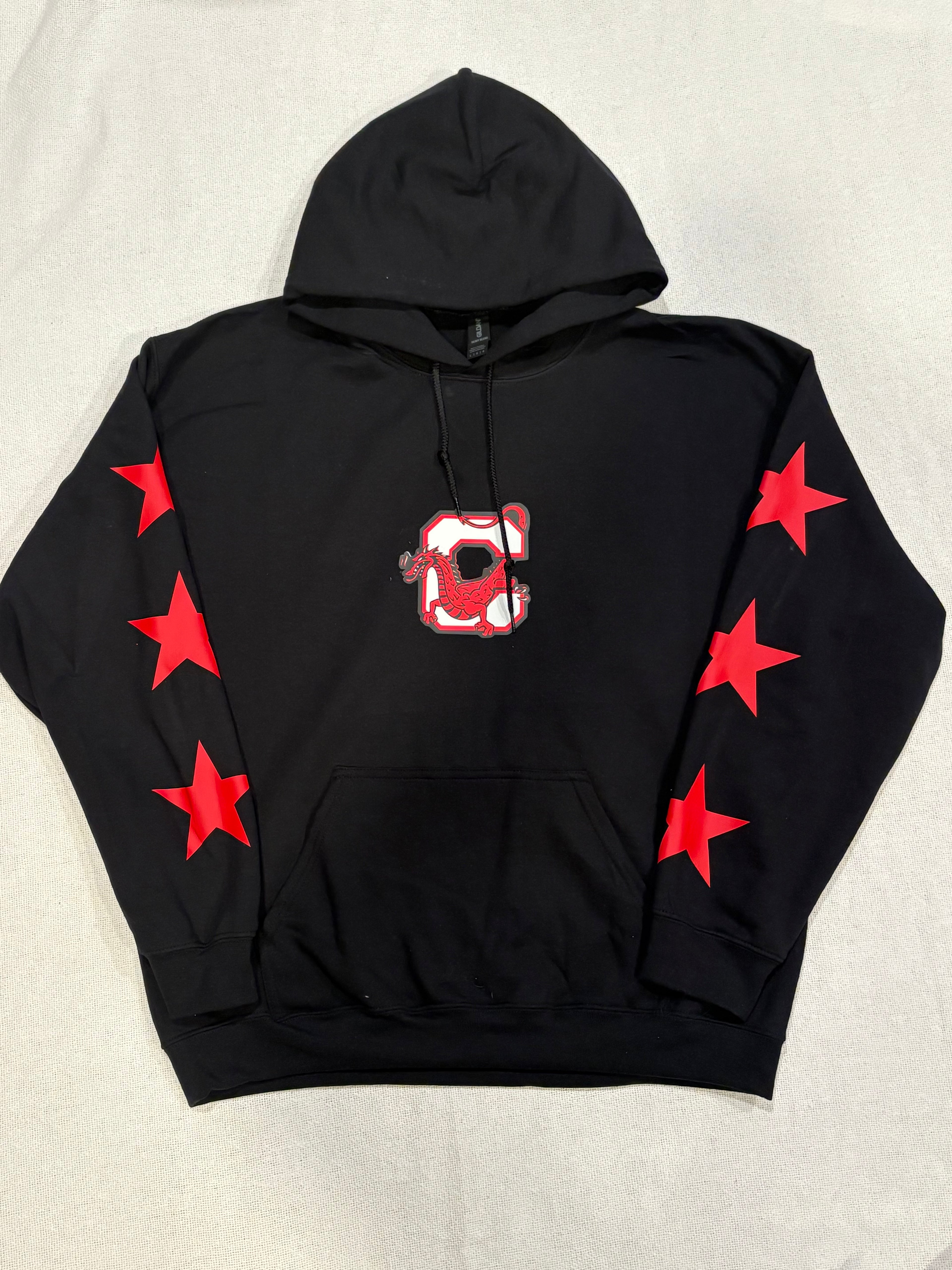 Custom School Star Sleeve Sweatshirt