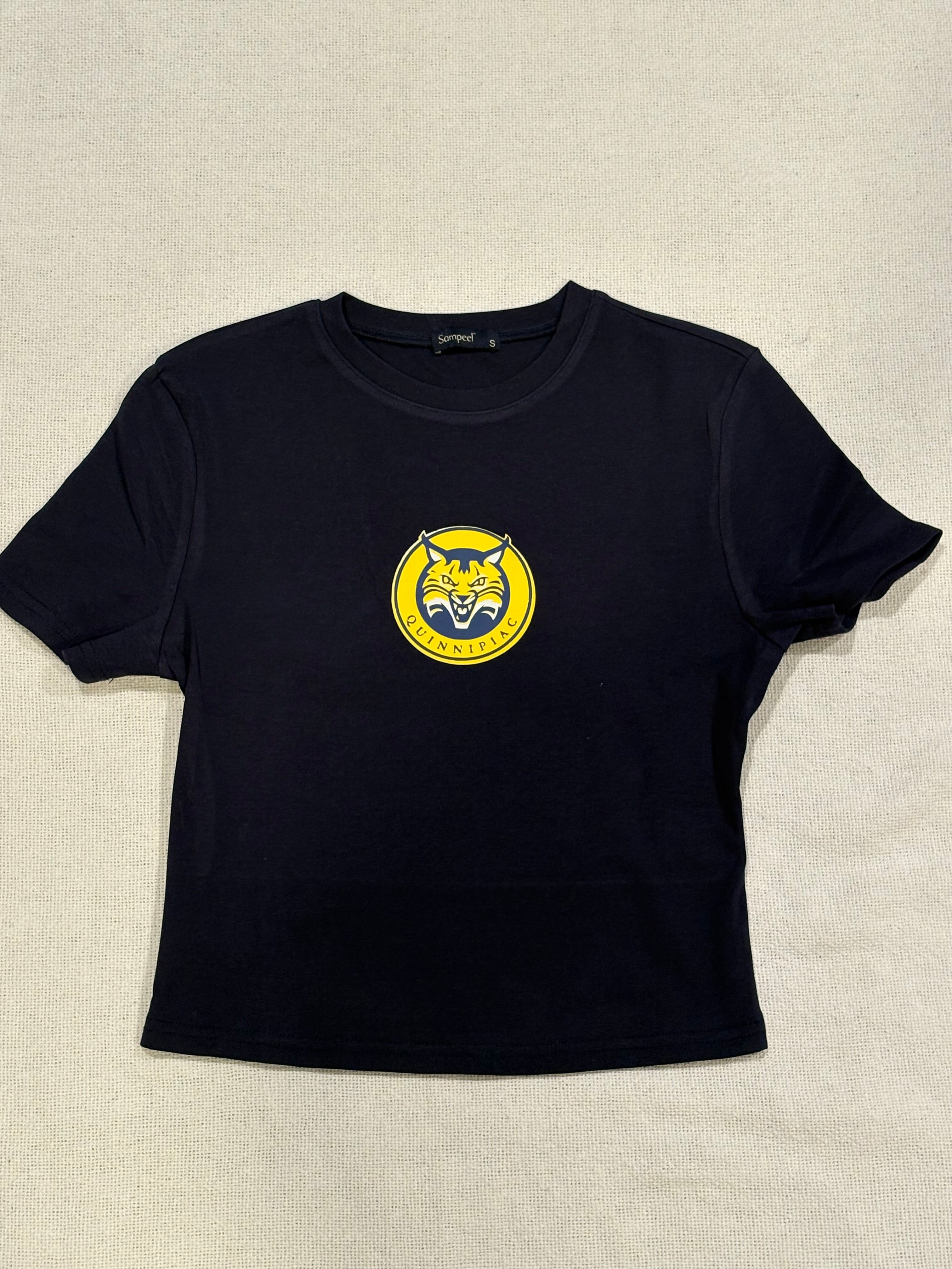 Custom Basic School Logo Cropped Tee