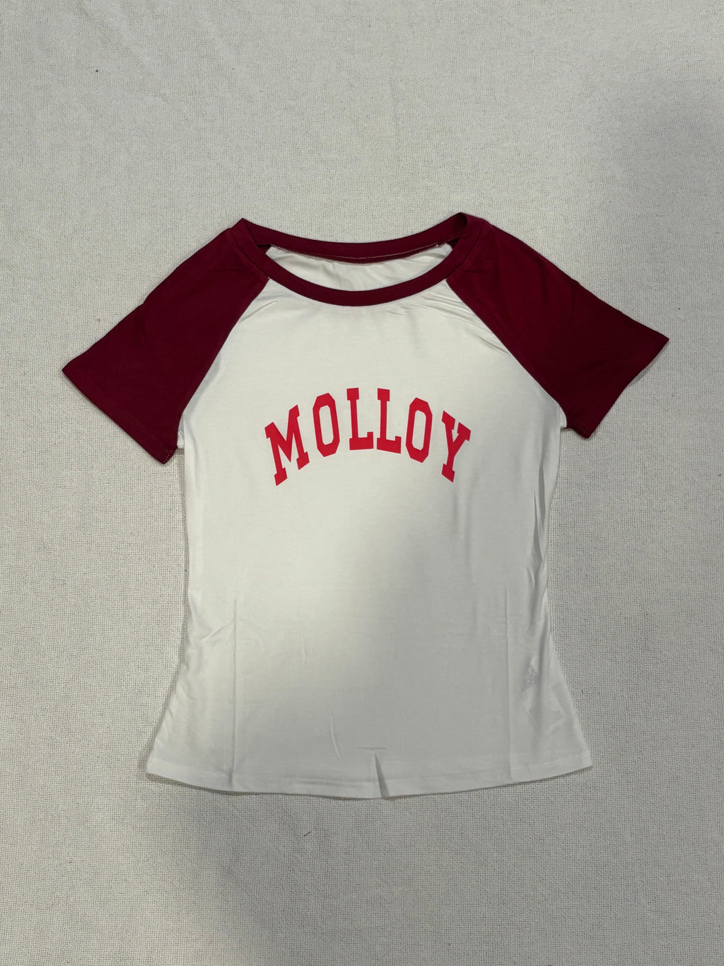 Custom Cap Sleeve School Cropped Tee