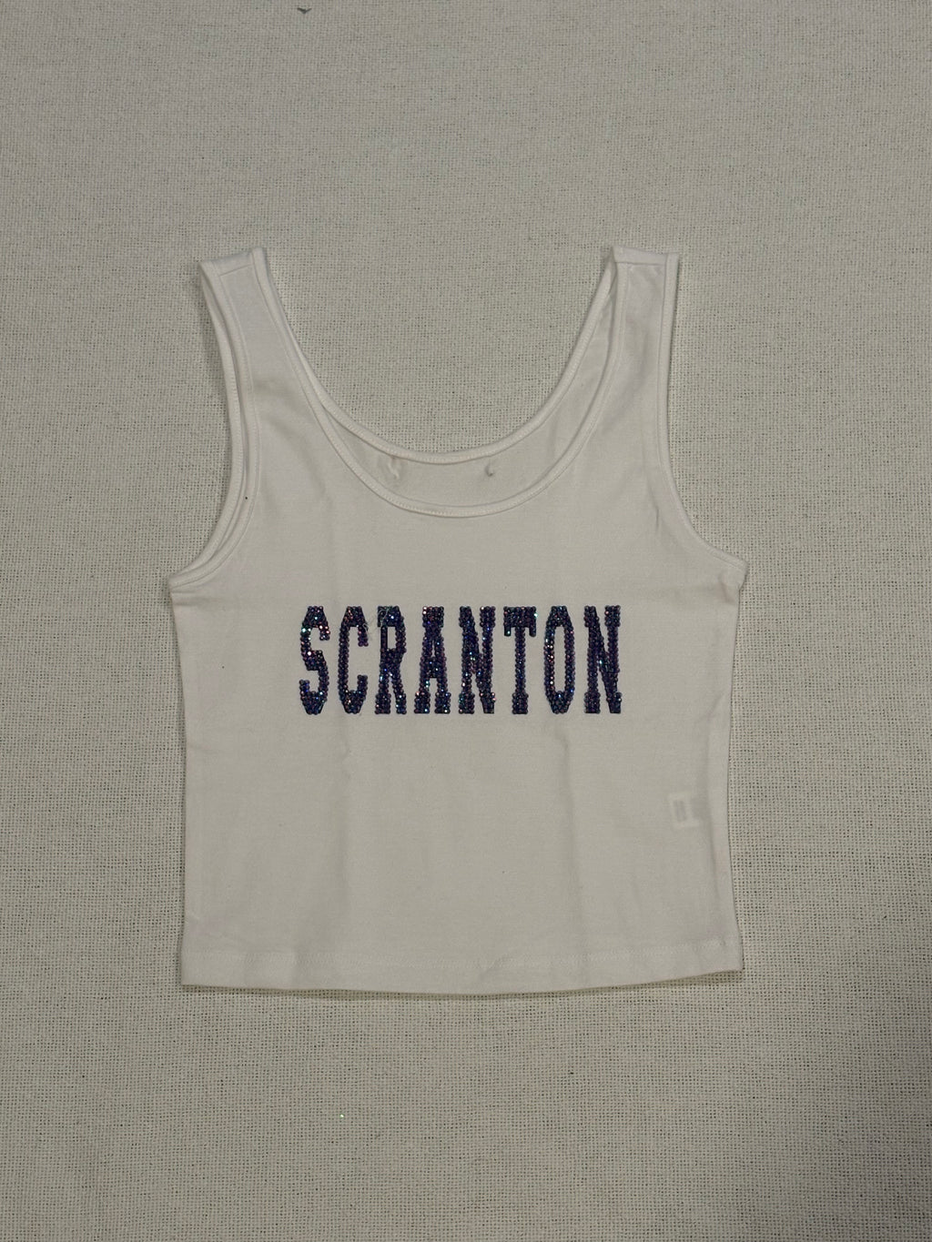 Rhinestone School Tank