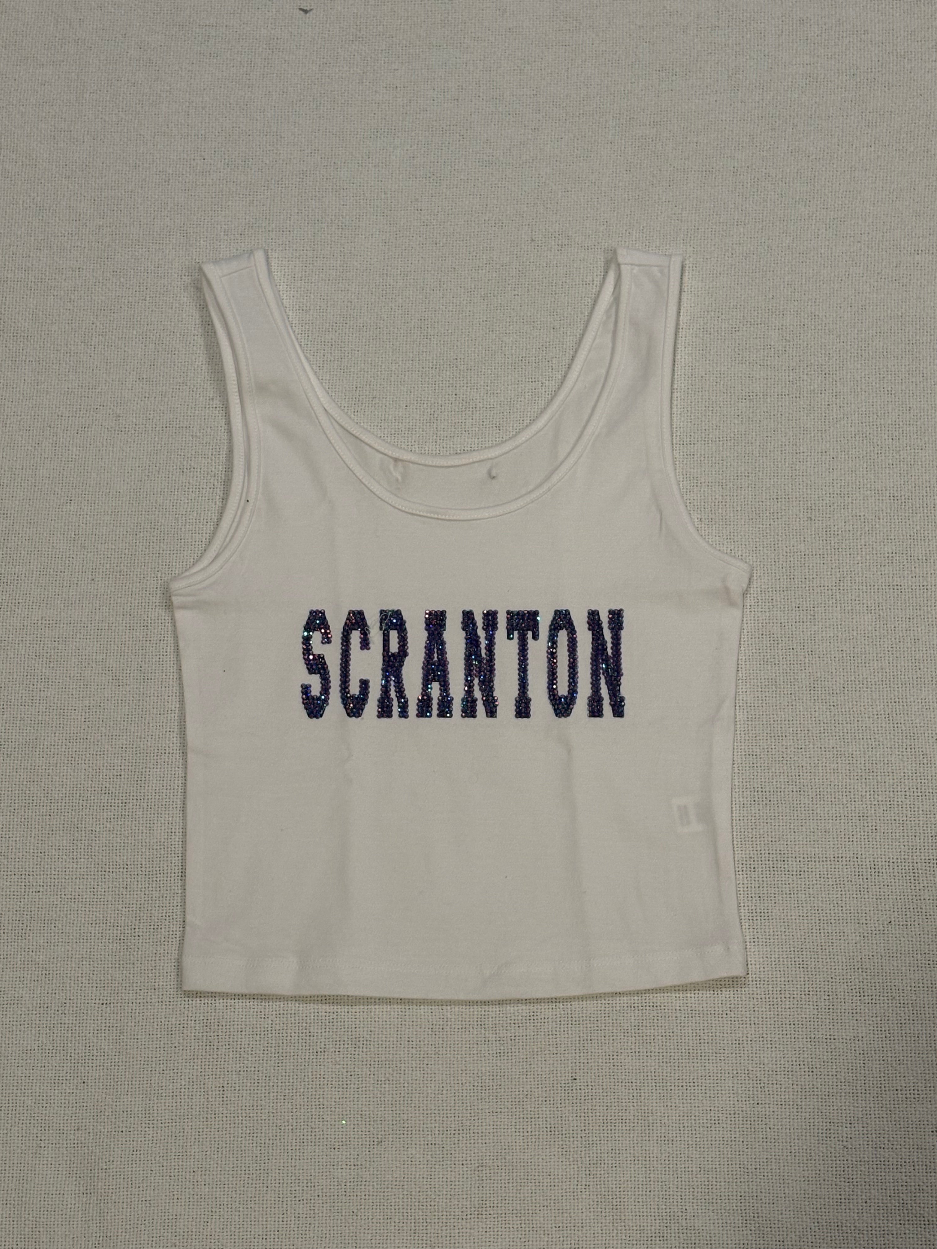 Rhinestone School Tank