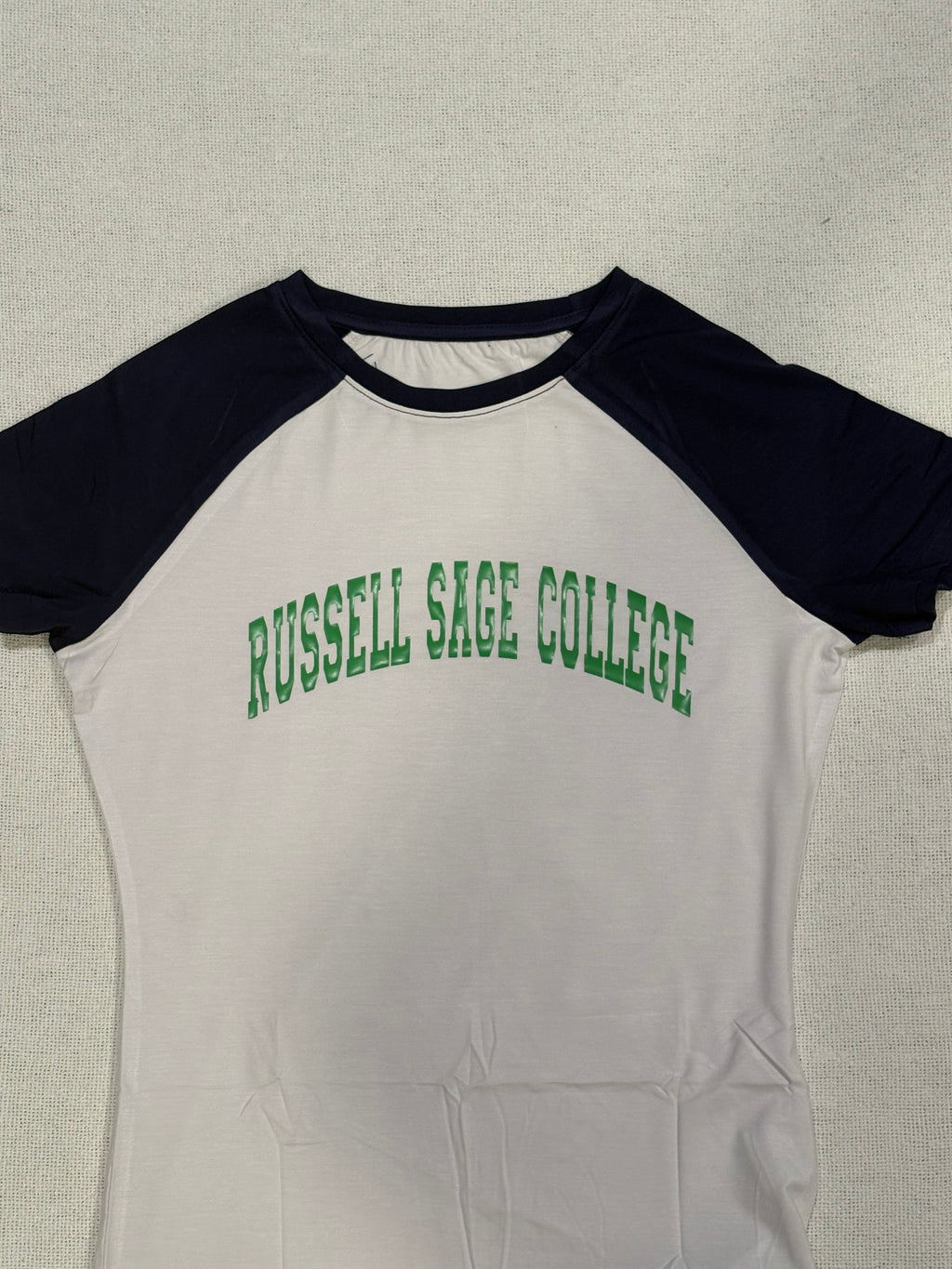 Custom Cap Sleeve School Cropped Tee