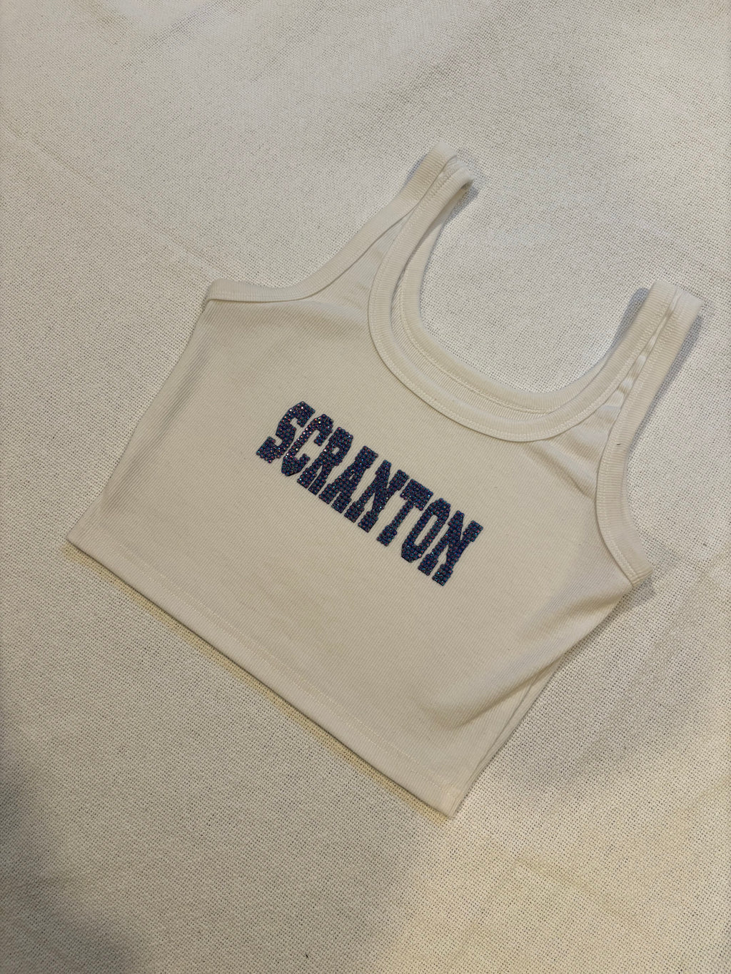 Rhinestone School Tank