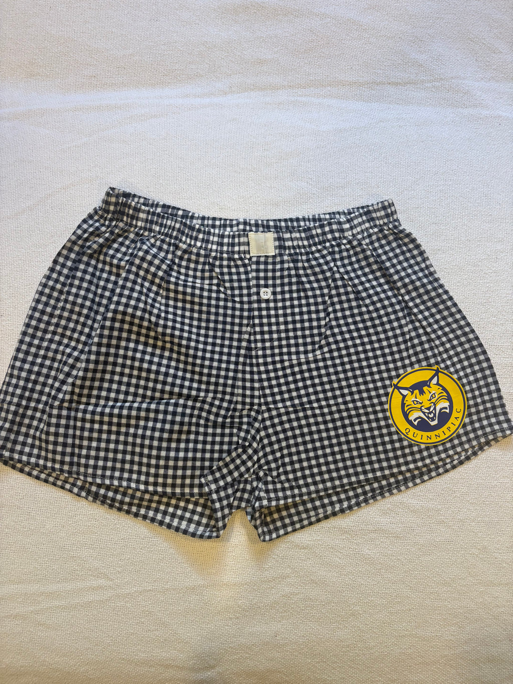 Custom School Logo Plaid Shorts