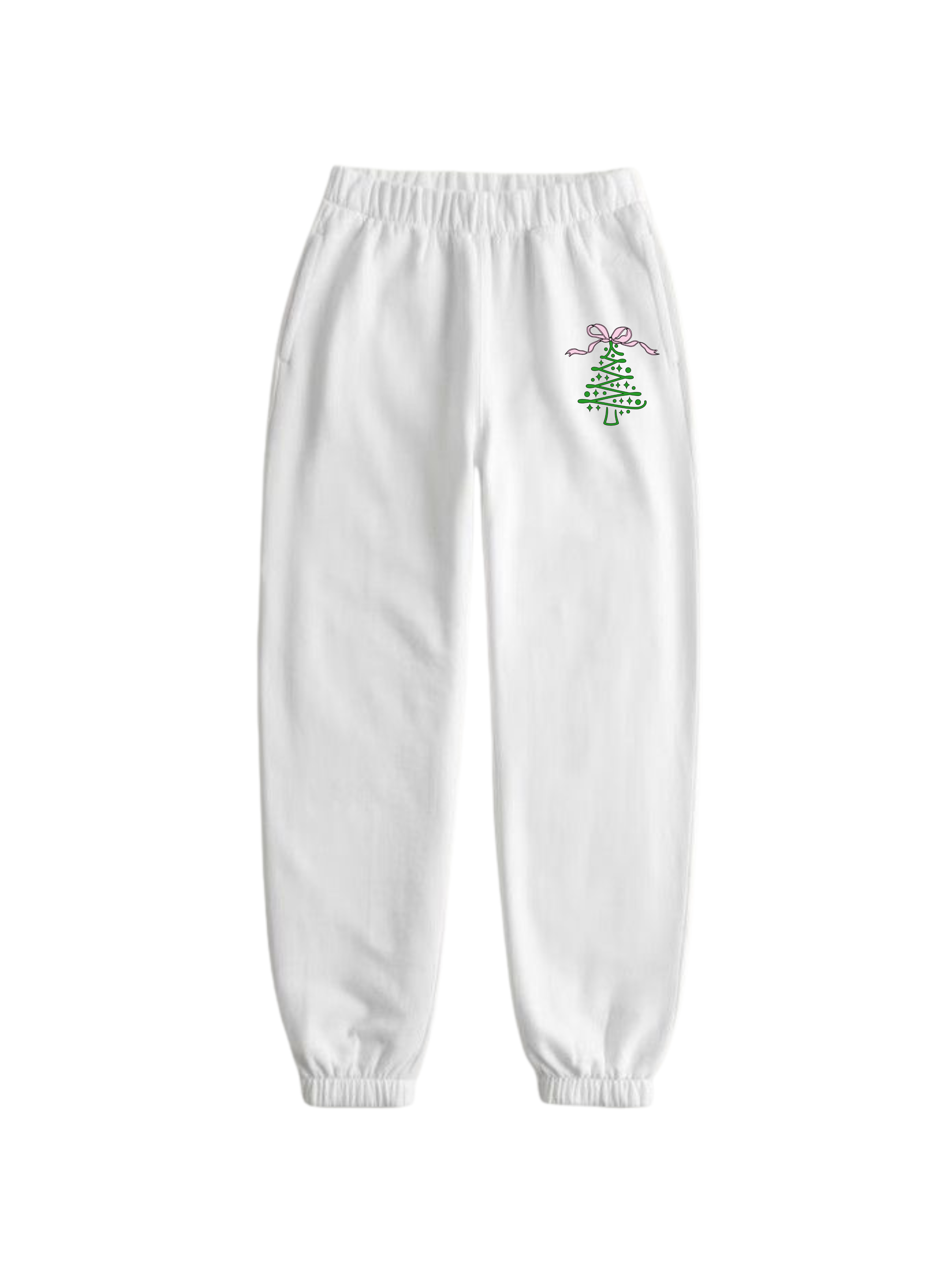 Holiday Collection Ribbon Tree Sweatpants