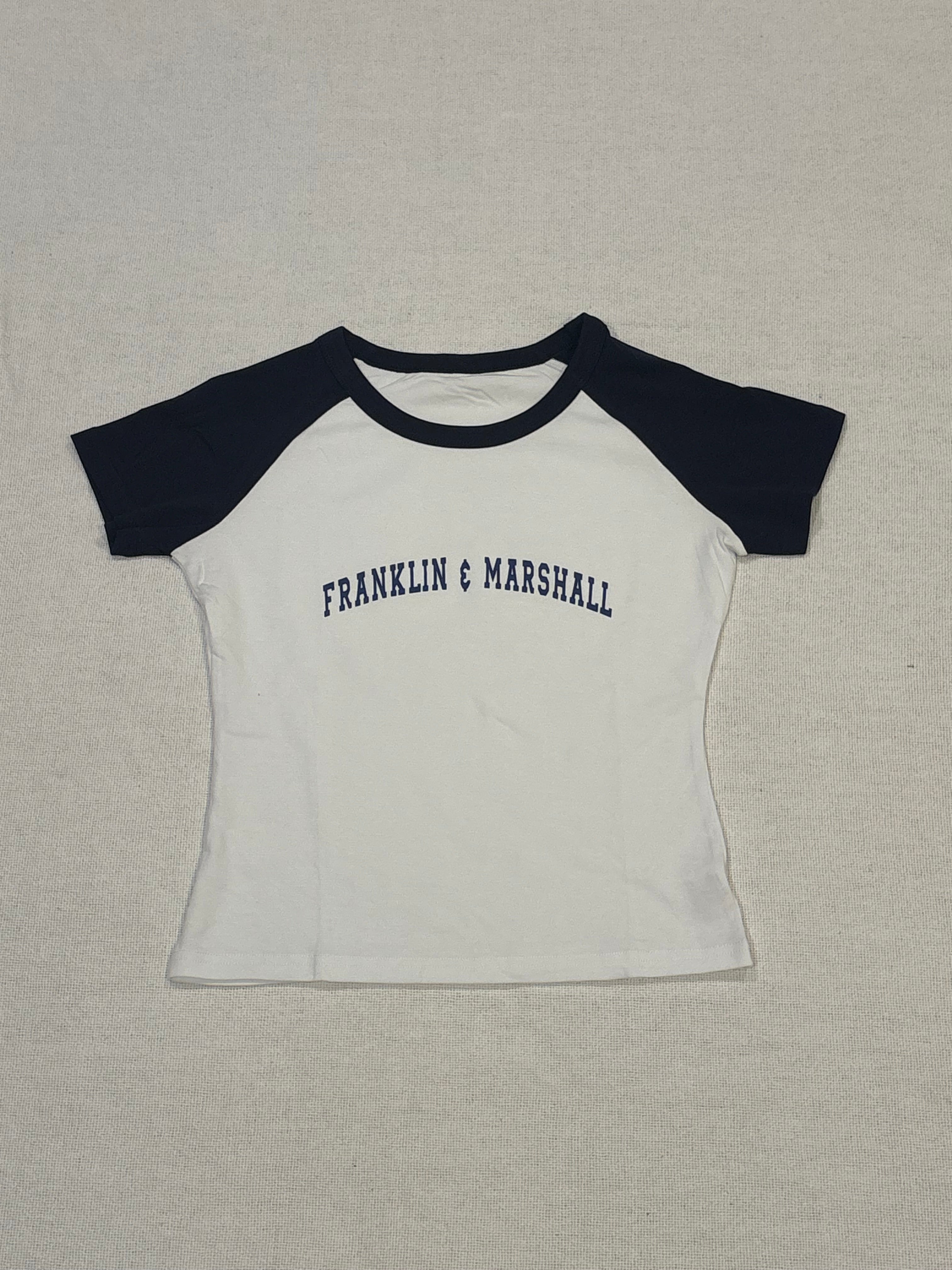 Custom Cap Sleeve School Cropped Tee