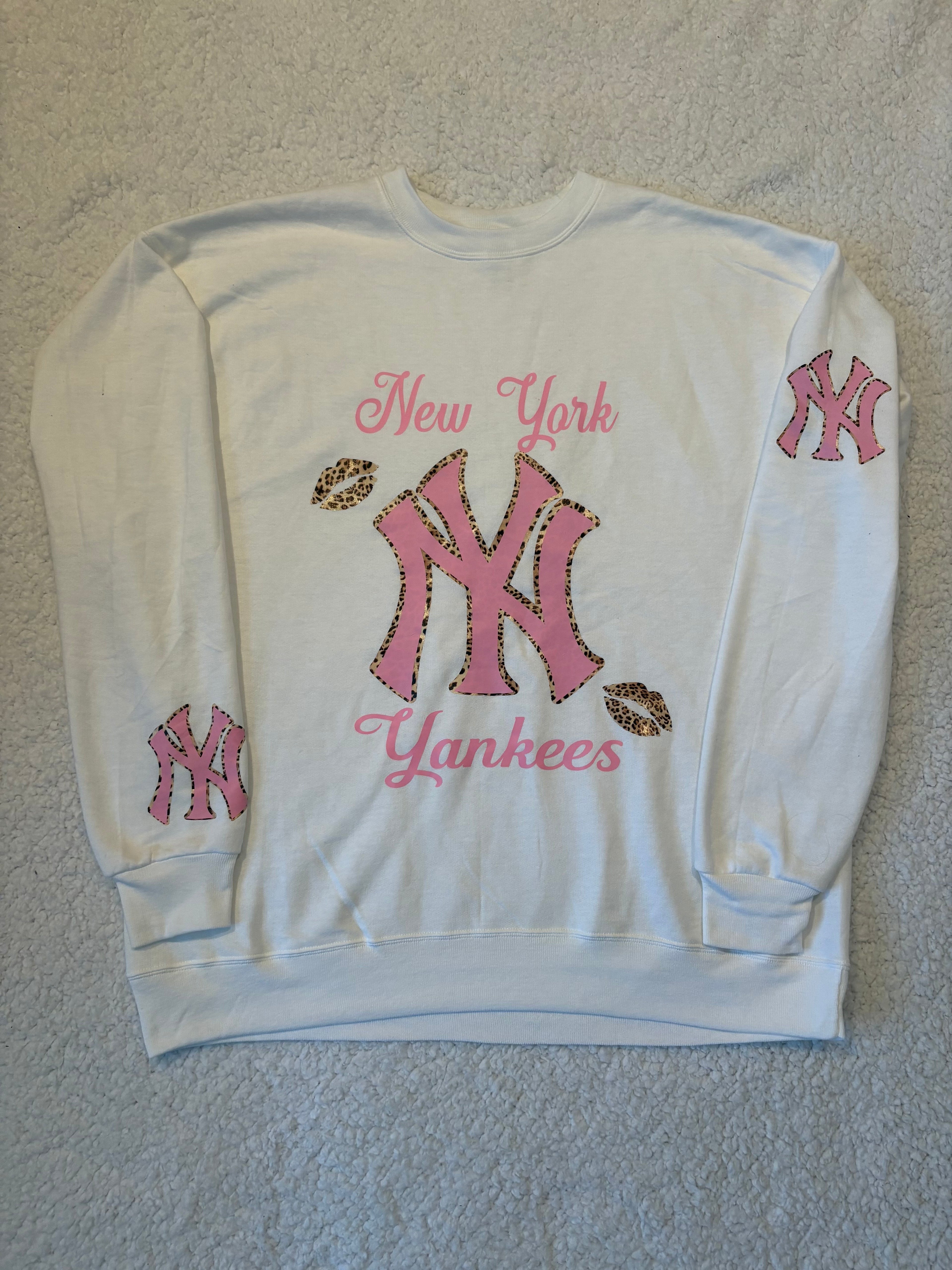 Cheetah Print Baseball Crewneck