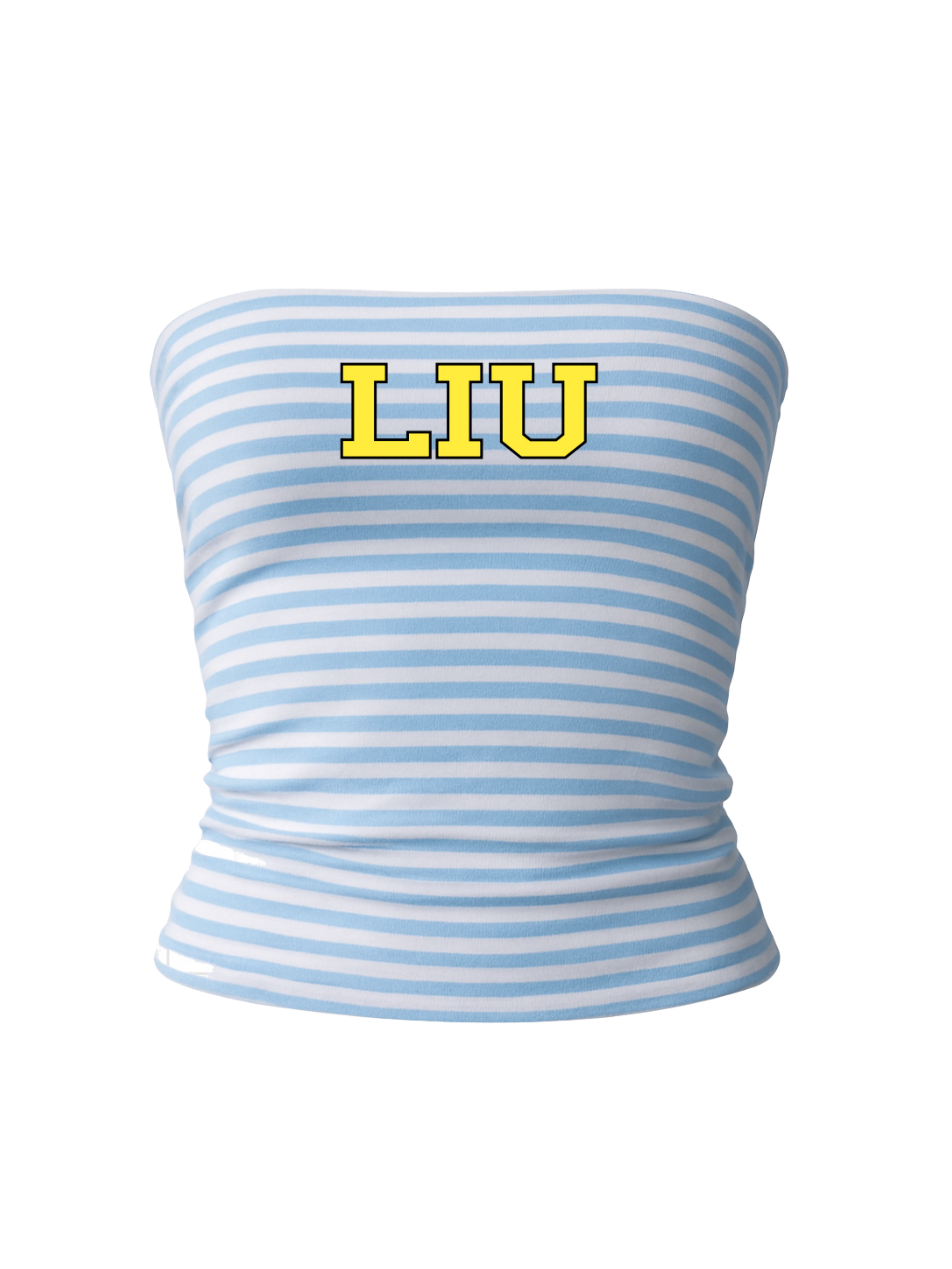 Custom School Stripped Tube Top
