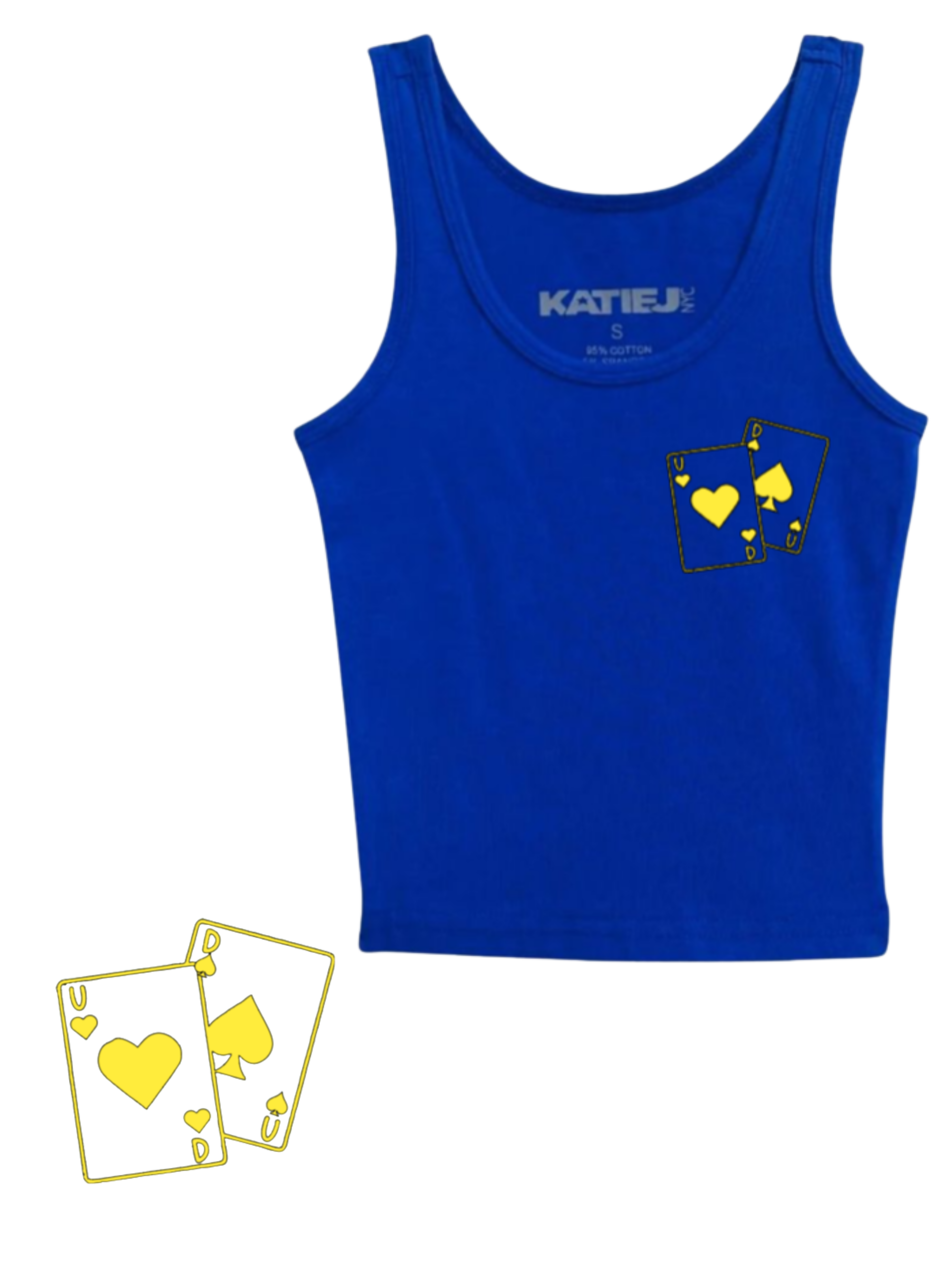 Custom School Playing Cards Tank