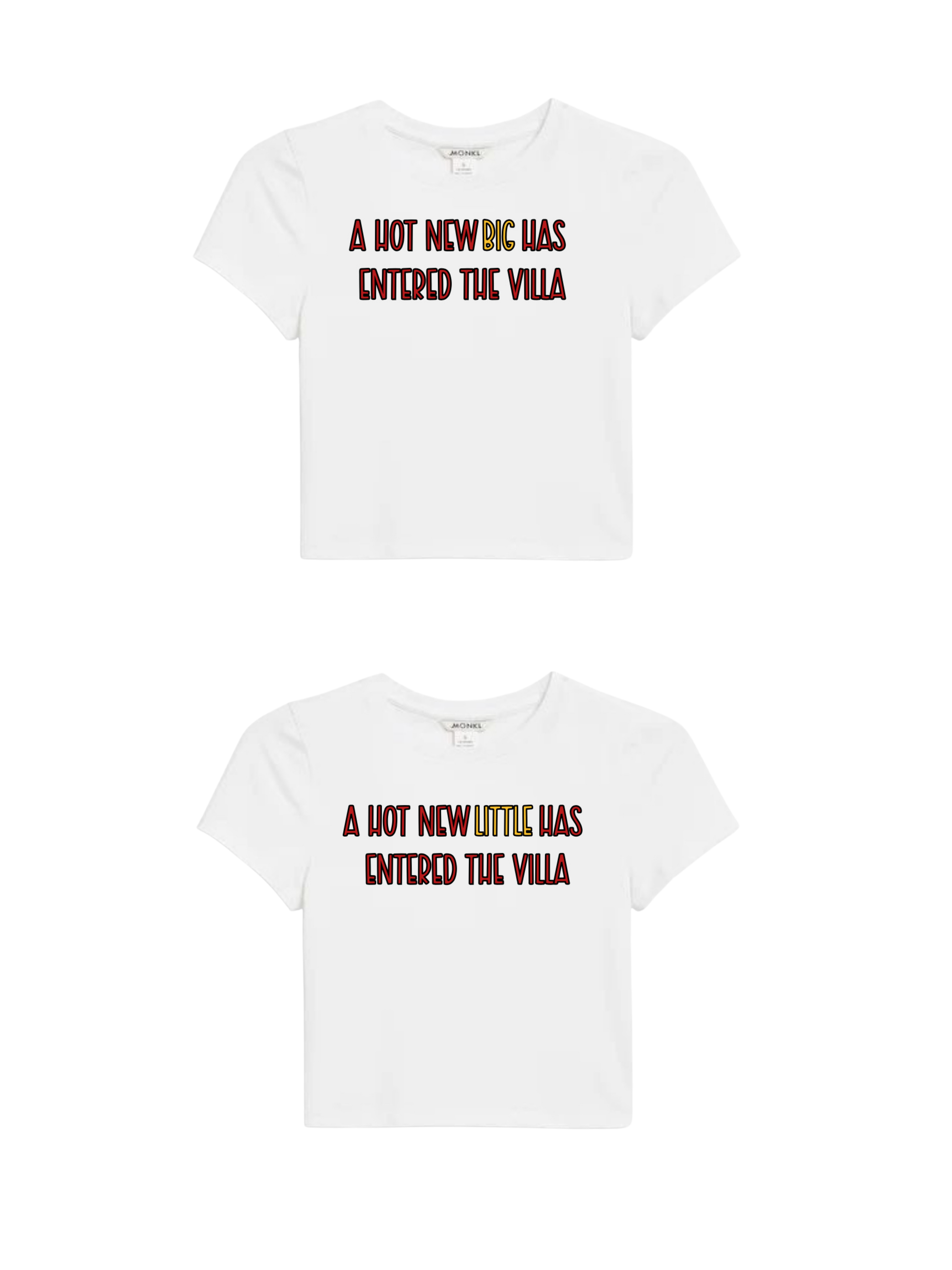Sorority Big And Little Matching Tees