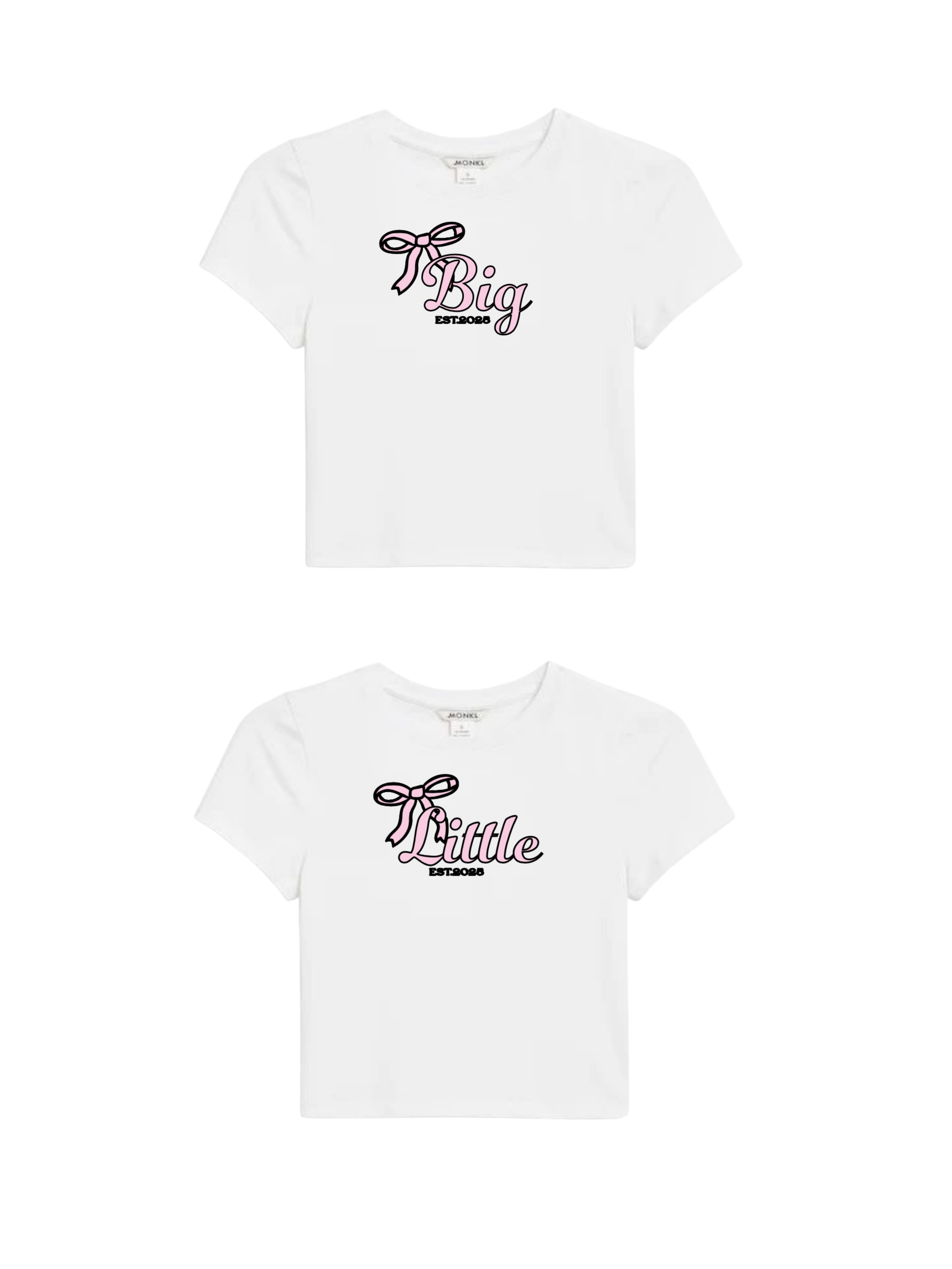 Sorority Big And Little Matching Tees