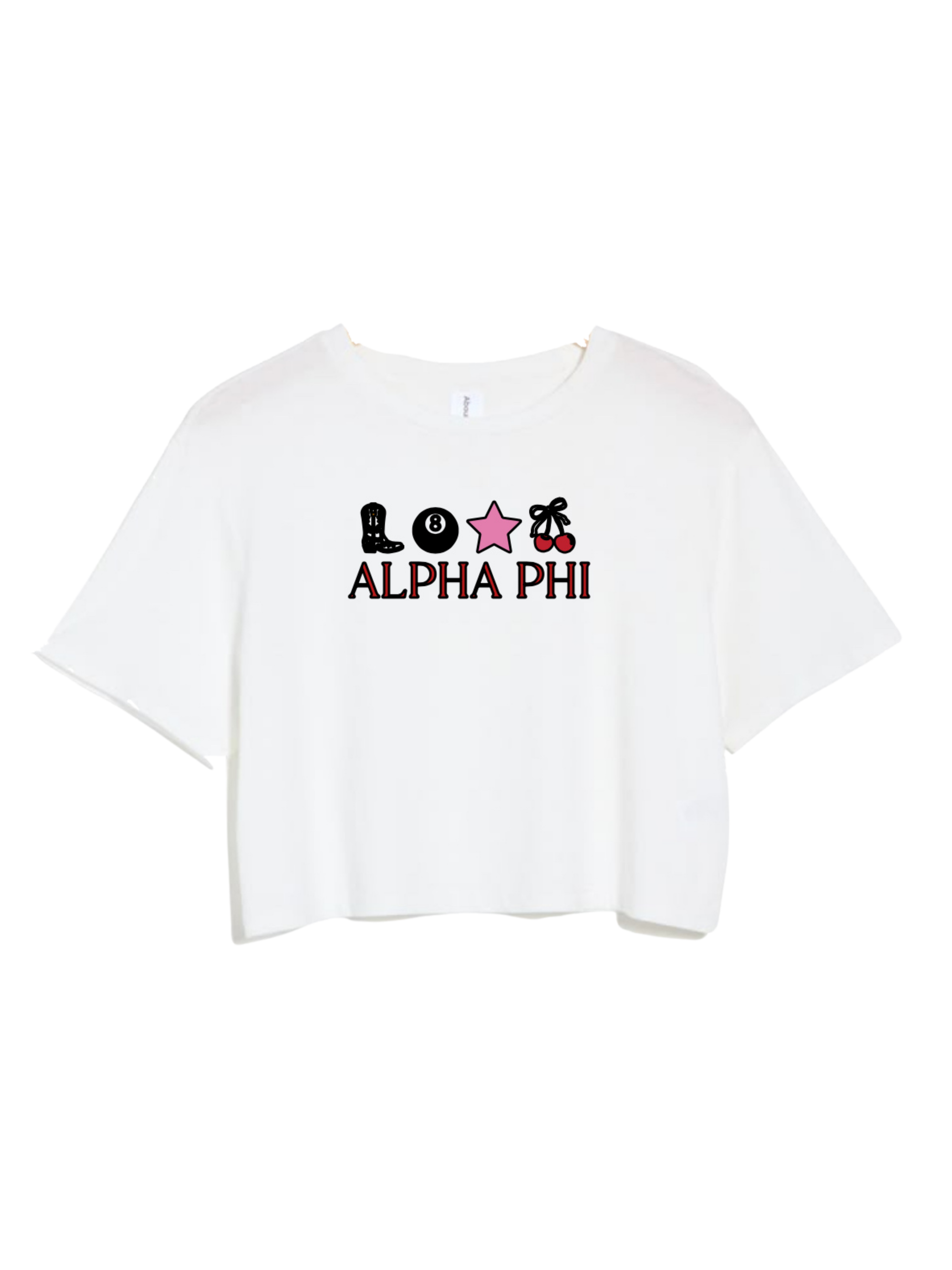Custom Sorority Cropped Tee