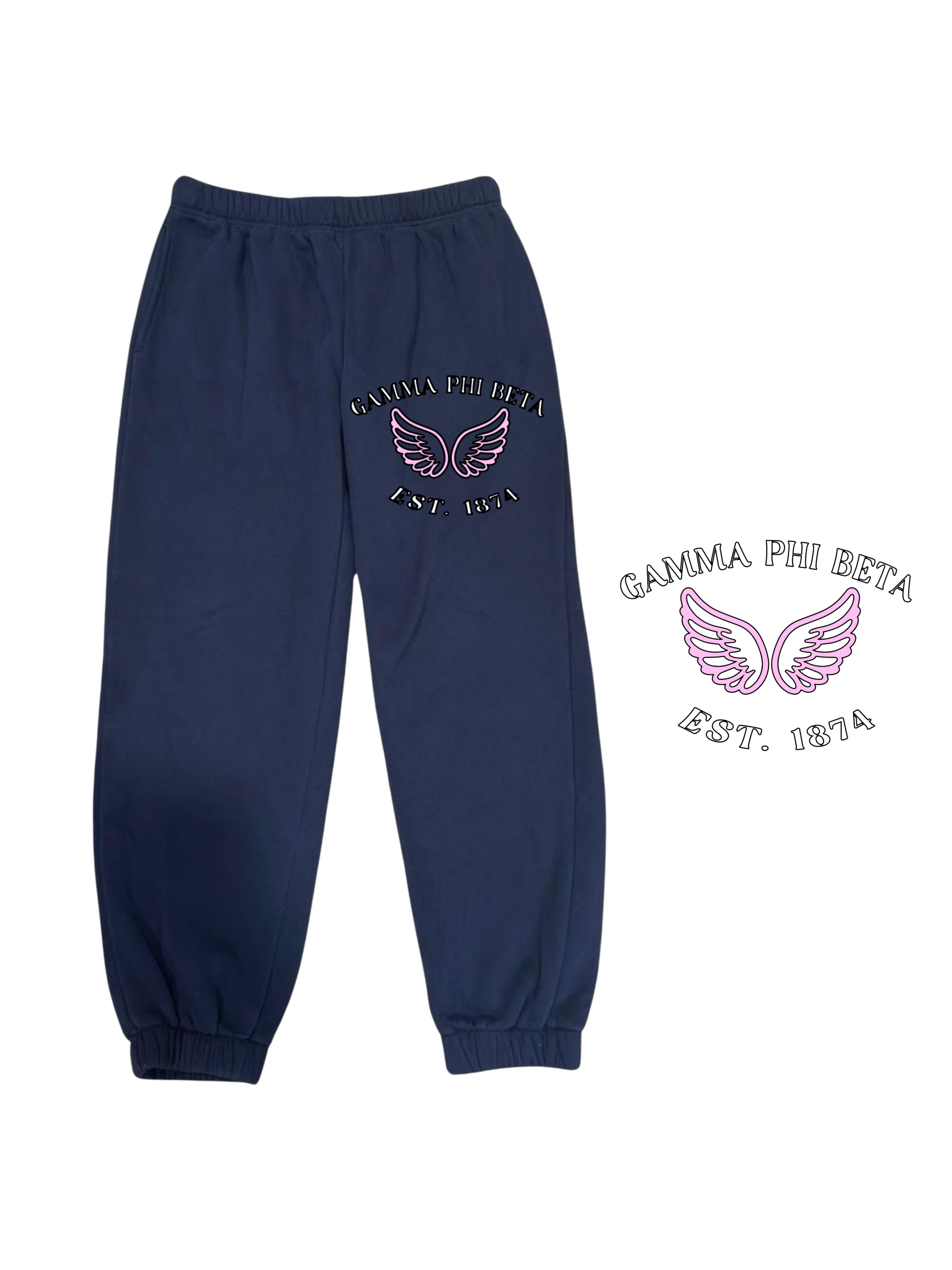 Custom Sorority Angel Sweatpants