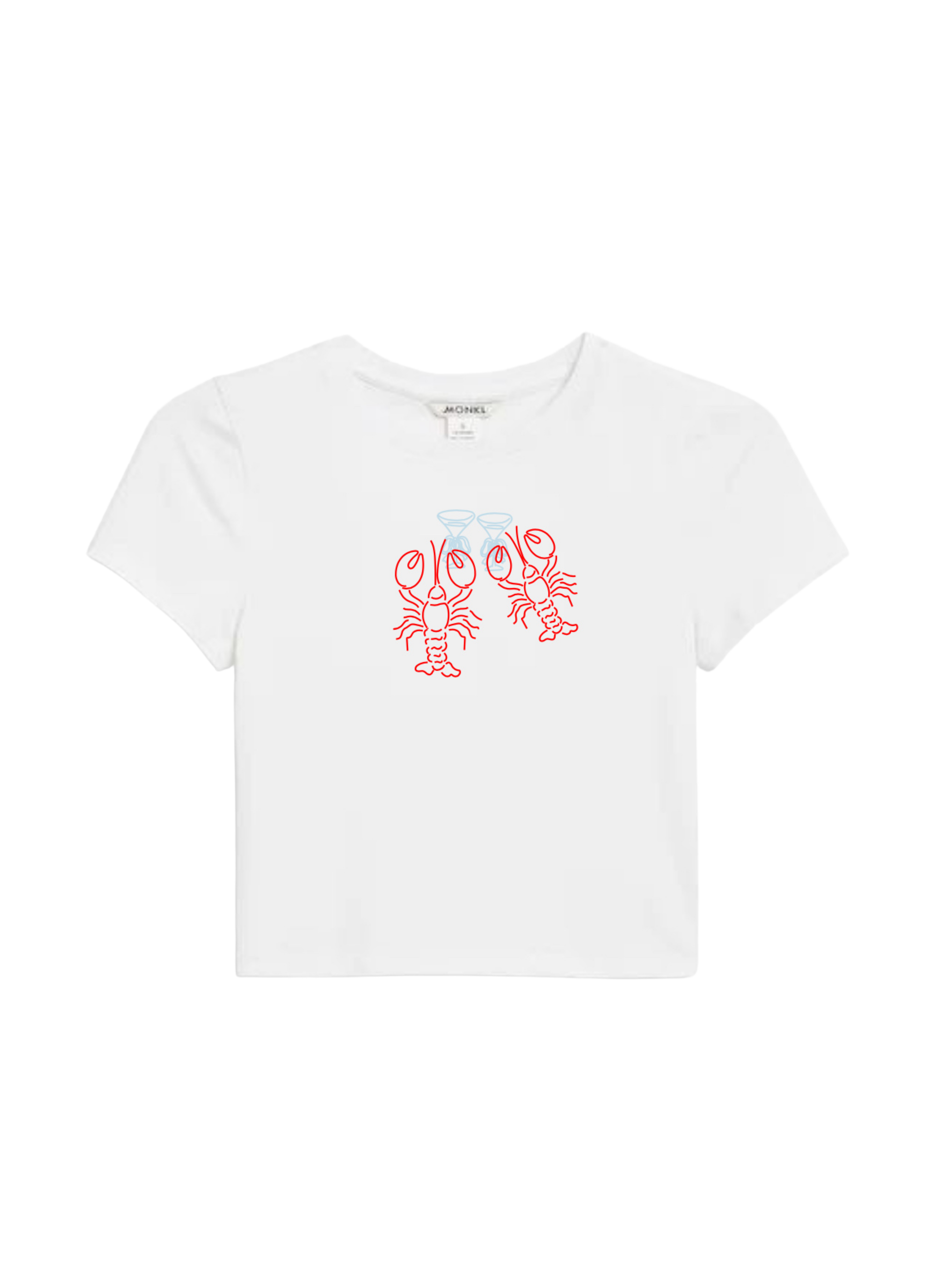 Lobster Martini Cropped Tee