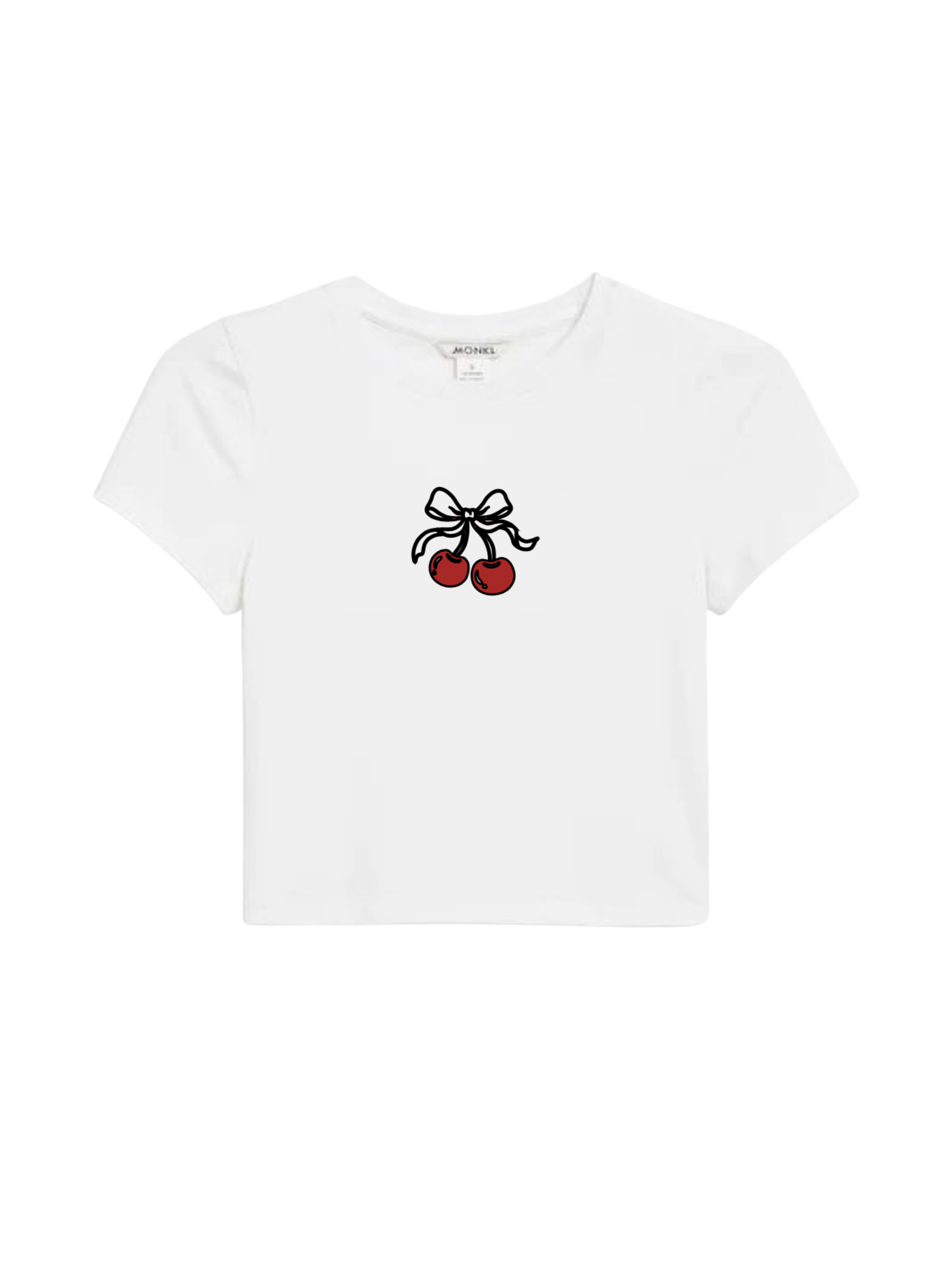 Cherry Cropped Tee