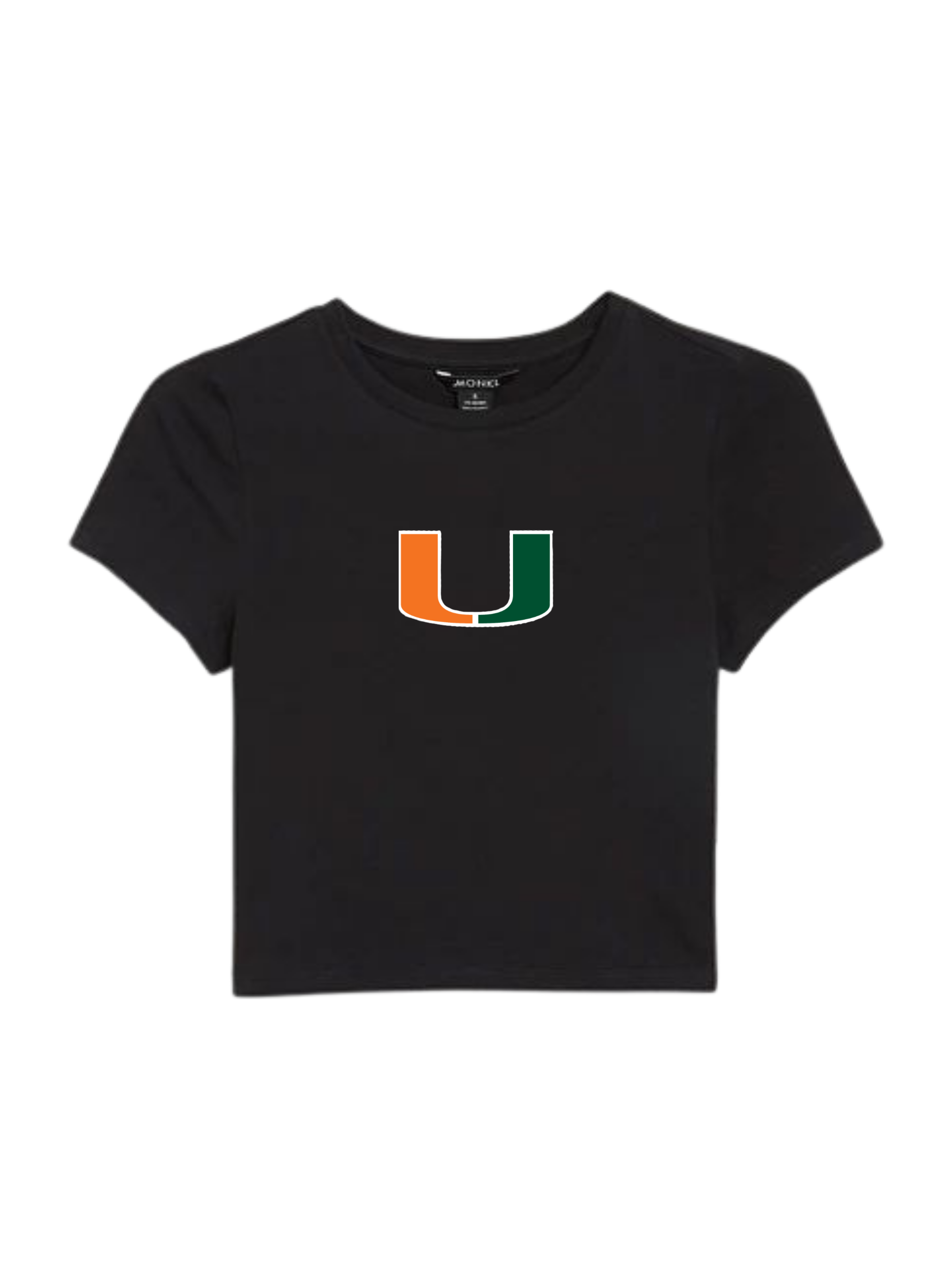 Custom Basic School Logo Cropped Tee