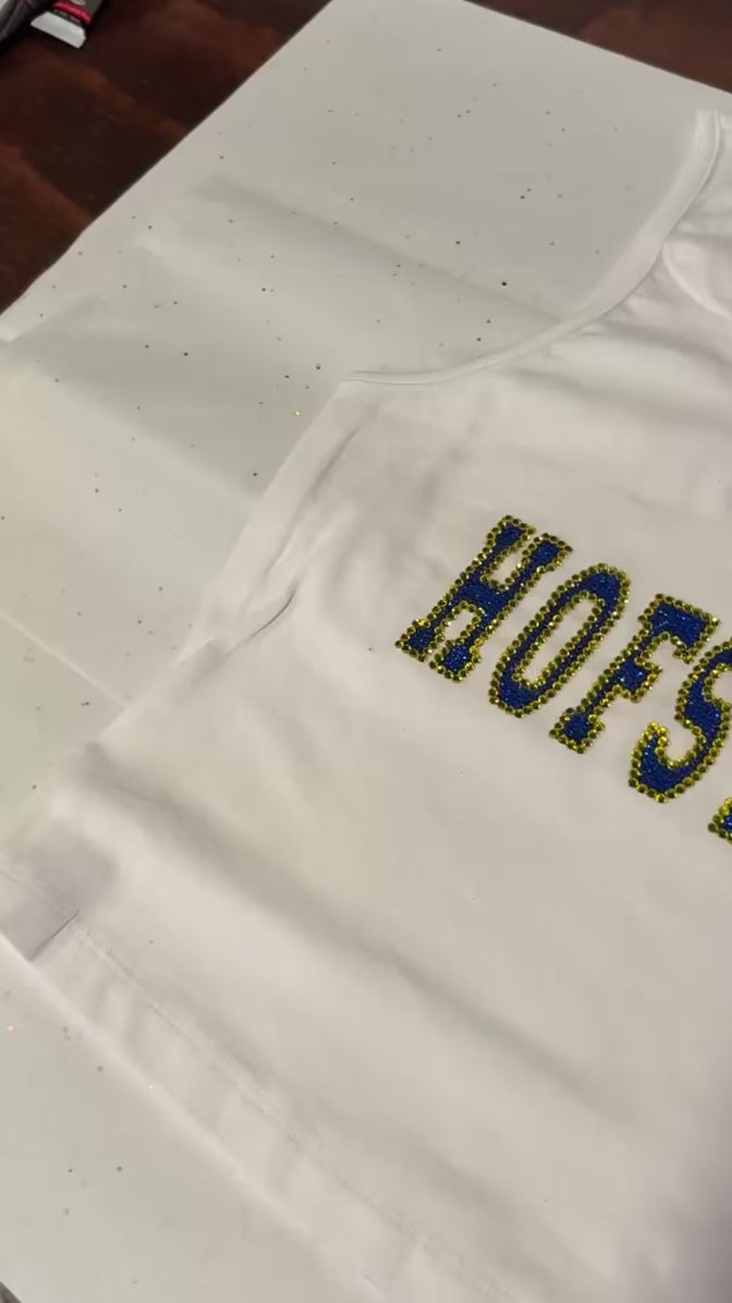 Rhinestone School Tank